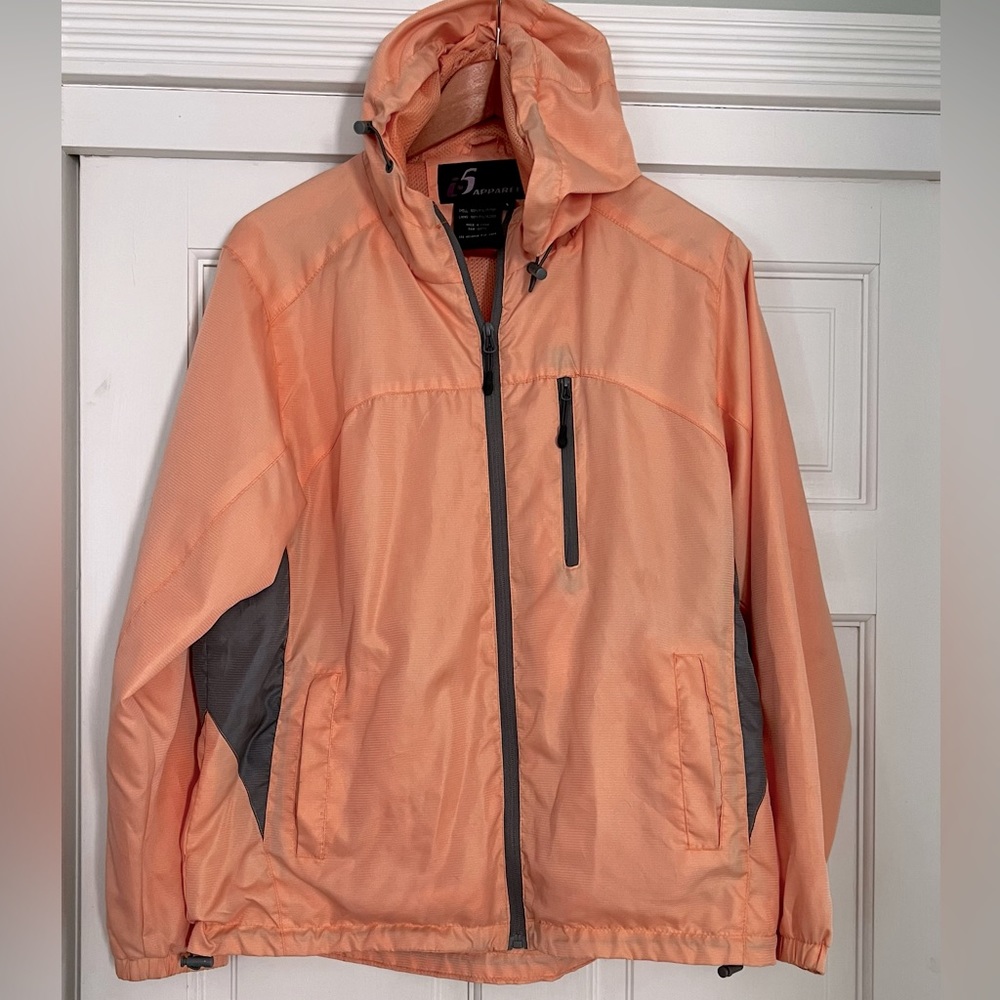 I5 Apparel Peach lightweight jacket, Size Large